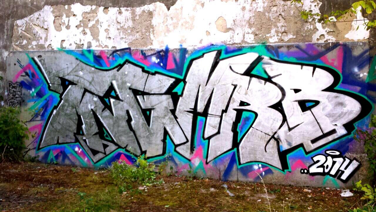 Graffiti Bombing - Photo by MRB - TNG, MRB (2014)