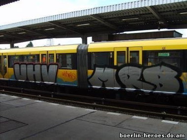 Graffiti Train - Photo by MRB - UHV, MRB