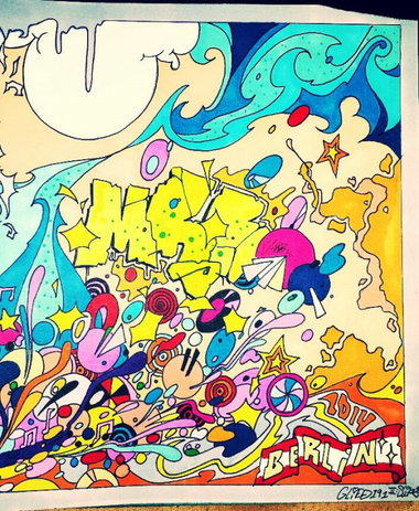 Graffiti Sketch - Photo by MRB - MRB (2014)