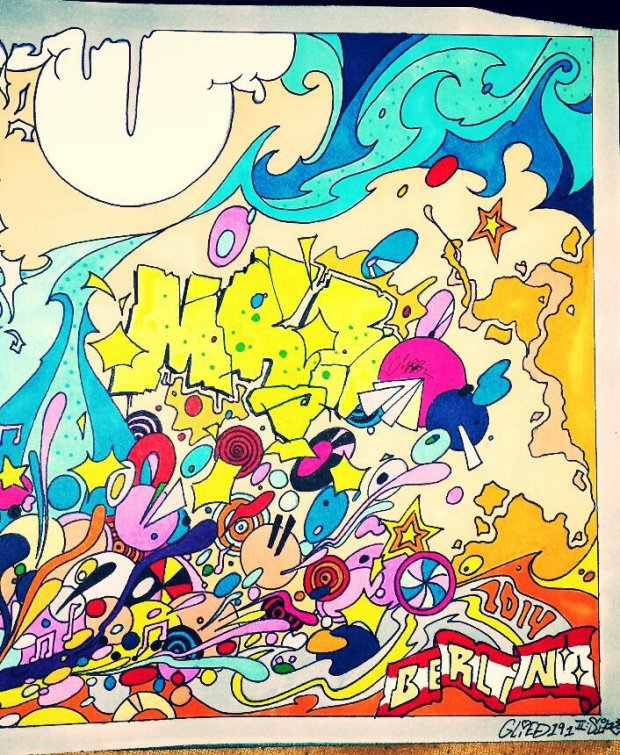 Graffiti Sketch - Photo by MRB - MRB (2014)