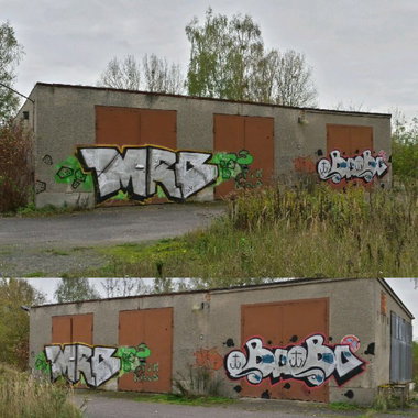 Graffiti Bombing - Photo by MRB - MRB, BABO (2014)