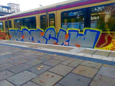 Graffiti Train - Photo by MRB - MRB, CRW (2014)