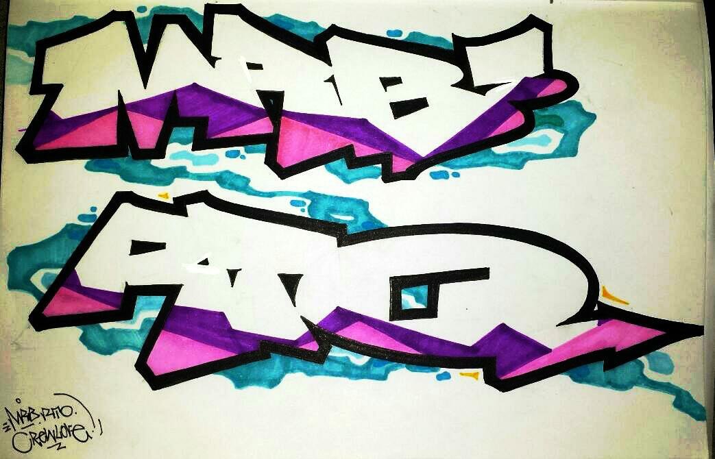 Graffiti Sketch - Photo by MRB - MRB, RTO (2014)