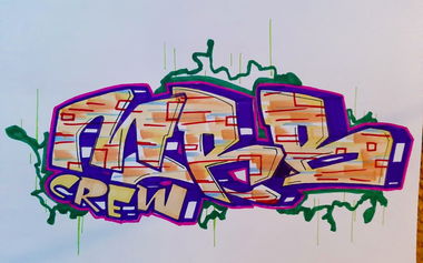 Graffiti Sketch - Photo by MRB - MRB, CREW (2019)