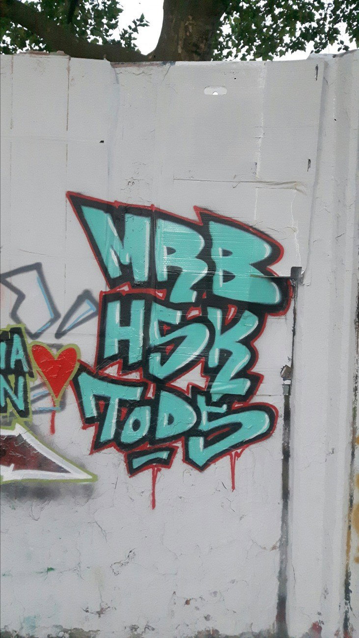 Graffiti Wall - Photo by MRB - MRB, HSK, TODS (2018)