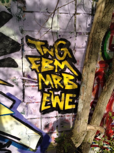 Graffiti Wall - Photo by MRB - TNG, FBM, MRB (2016)