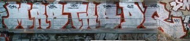 Graffiti Bombing - Photo by MRB - MRB, TRB, DQ (2006)