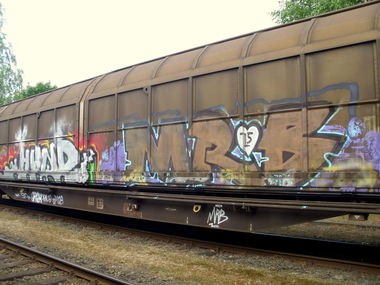 Graffiti Train - Photo by MRB - HUND, MRB (2015)