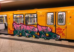 Graffiti Train - Photo by MRB - MRB, 20jahre (2020)