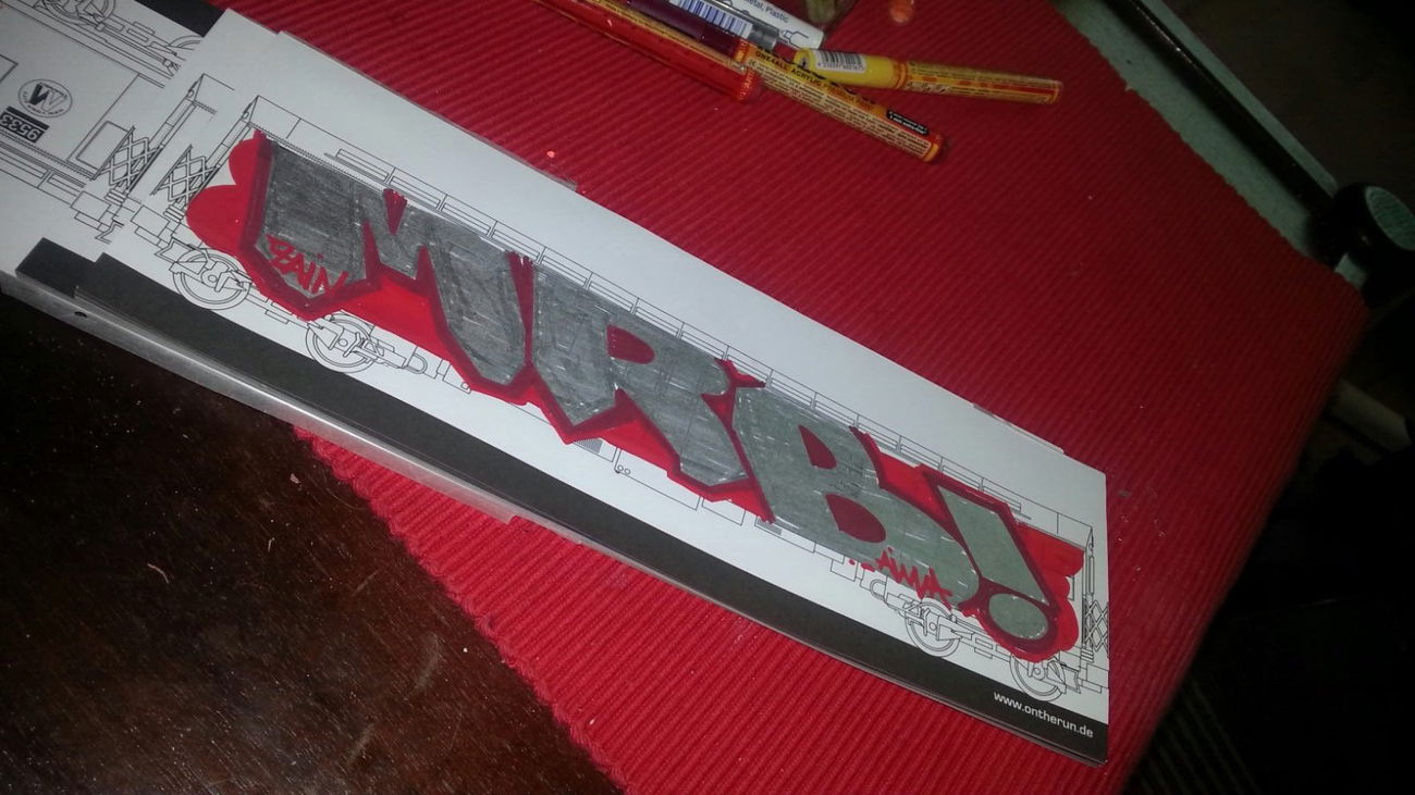 Graffiti Sketch - Photo by MRB - MRB...By.Zein (2015)