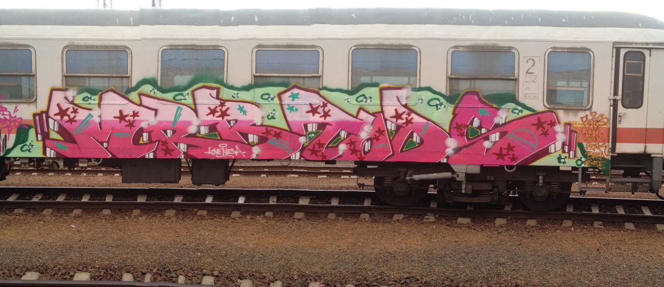 Graffiti Train - Photo by MRB - MRB, TODS (2016)