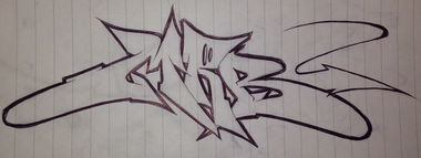 Graffiti Sketch - Photo by MRB - MEB