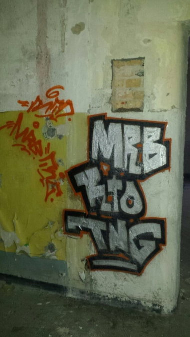 Graffiti Wall - Photo by MRB - MRB, RTO, TNG (2014)