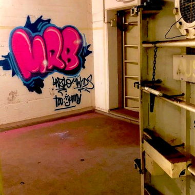 Graffiti Artwork - Photo by MRB - MRB, bunker (2019)