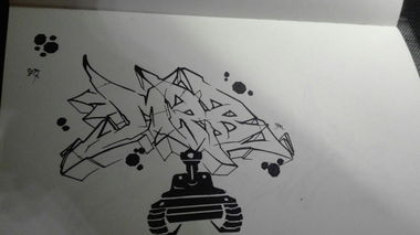 Graffiti Sketch - Photo by MRB - MRB (2017)