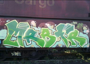 Graffiti Train - Photo by MRB - MRB, FR