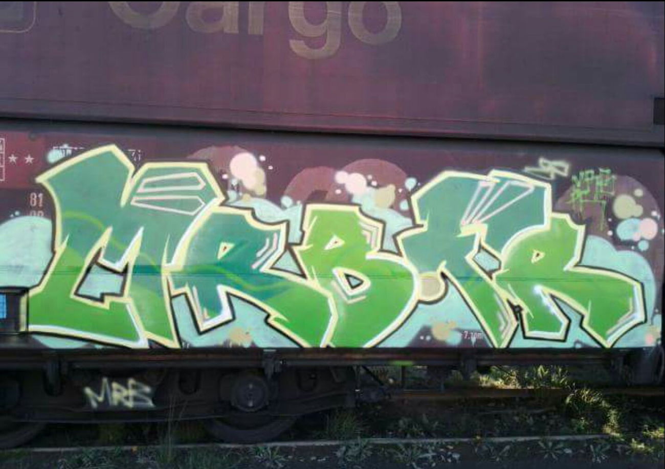 Graffiti Train - Photo by MRB - MRB, FR