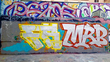 Graffiti Wall - Photo by MRB - FR, MRB (2015)