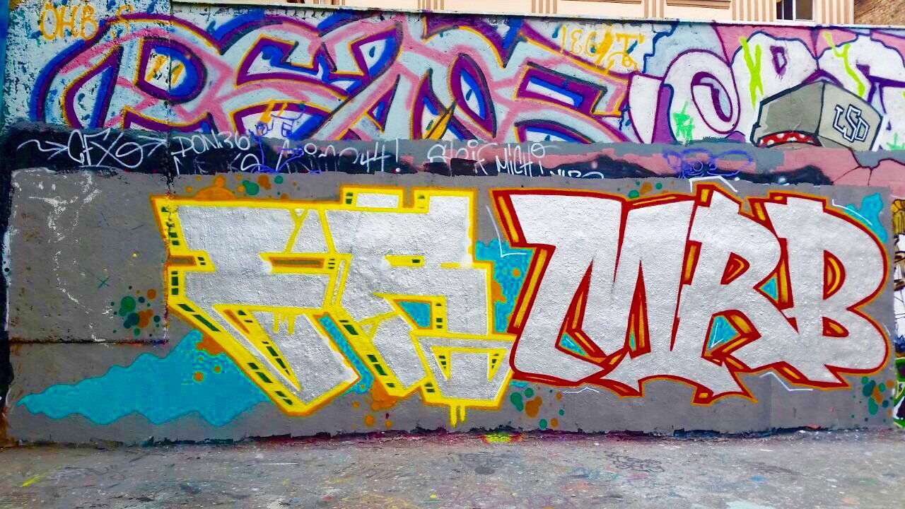 Graffiti Wall - Photo by MRB - FR, MRB (2015)