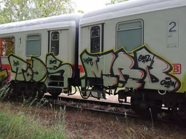 Graffiti Train - Photo by MRB - TODS, MRB (2019)