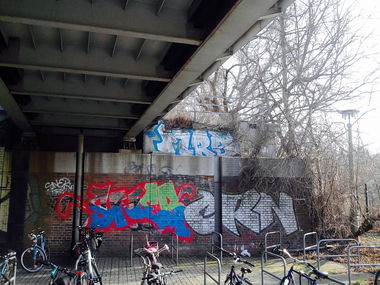 Graffiti Bombing - Photo by MRB - MRB, CRN, SNER (2016)