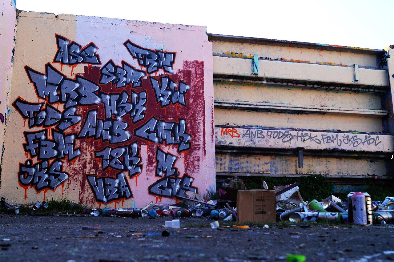 Graffiti Wall - Photo by MRB - ASC, TRN, SRM (2018)