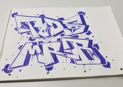 Graffiti Sketch - Photo by MRB - MRB, TODS (2018)