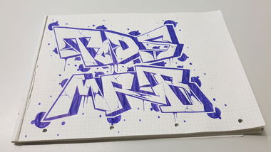 Graffiti Sketch - Photo by MRB - MRB, TODS (2018)