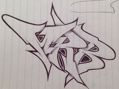 Graffiti Sketch - Photo by MRB - MRB (2015)