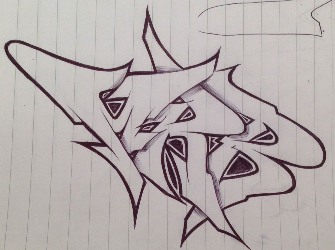 Graffiti Sketch - Photo by MRB - MRB (2015)
