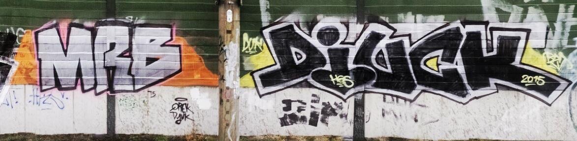 Graffiti Bombing - Photo by MRB - MRB, DIUK
