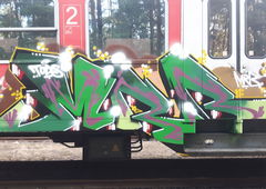 Graffiti Train - Photo by MRB - MRB, TODS (2018)