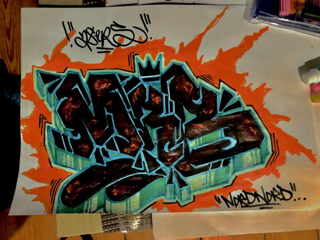 Graffiti Sketch - Photo by MRB - MRB (2018)