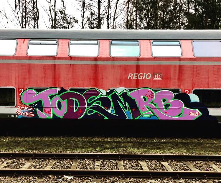 Graffiti Train - Photo by MRB - TODS, MRB (2018)