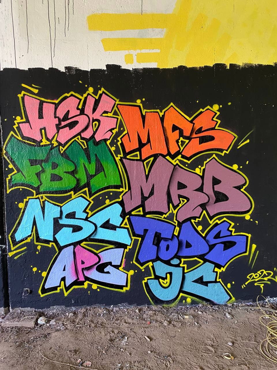 Graffiti Wall - Photo by MRB - HSK, MFS, FBM (2022)
