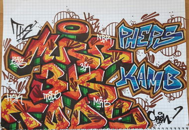 Graffiti Sketch - Photo by MRB - MRB, 3KILL, TODS (2016)
