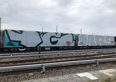 Graffiti Train - Photo by MRB - 1G, MRB