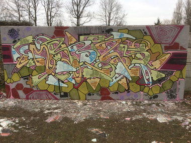 Graffiti Wall - Photo by MRB - MRB2S, MRB, B2S (2018)
