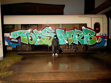 Graffiti Train - Photo by MRB - TODS, MRB, ICE (2023)