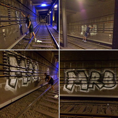 Graffiti Bombing - Photo by MRB - MRB (2015)