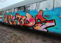 Graffiti Train - Photo by MRB