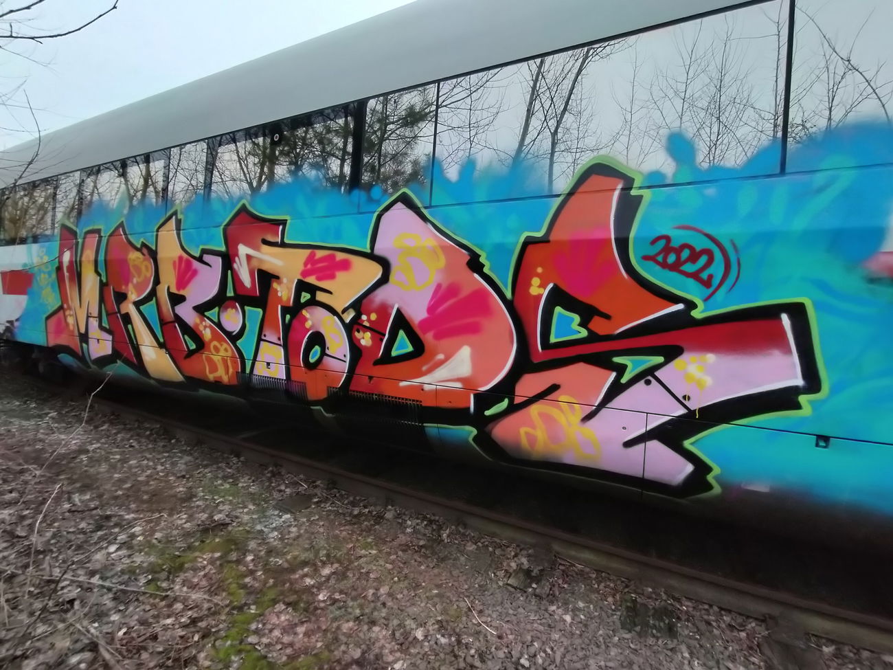 Graffiti Train - Photo by MRB