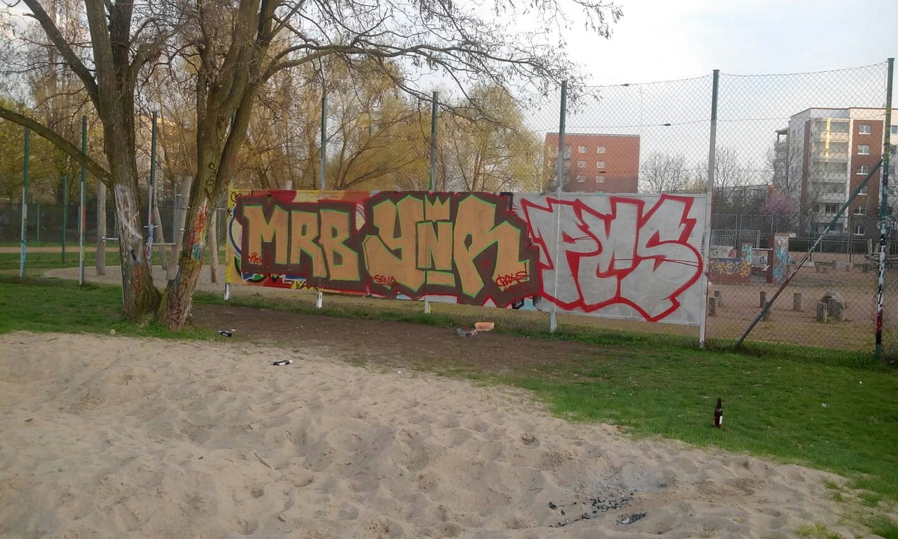 Graffiti Wall - Photo by MRB - MRB, YNR, PMS (2016)