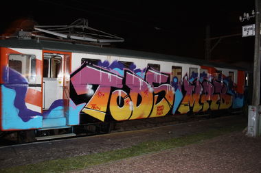 Graffiti Train - Photo by MRB - TODS, MRB (2017)