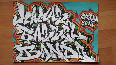 Graffiti Sketch - Photo by MRB - MamasRasselBande, MRB (2018)