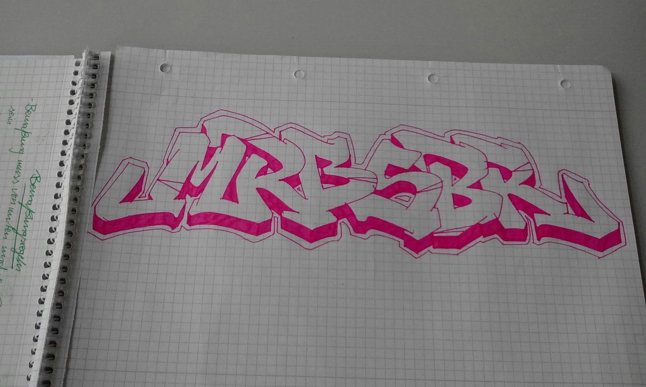 Graffiti Sketch - Photo by MRB - MRB, SBR (2016)