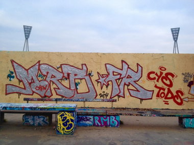 Graffiti Wall - Photo by MRB - MRB, FR, CYS (2014)