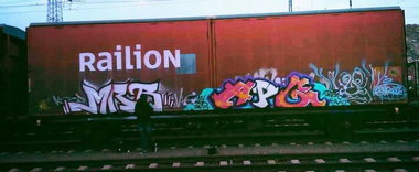 Graffiti Train - Photo by MRB - MRB, APG