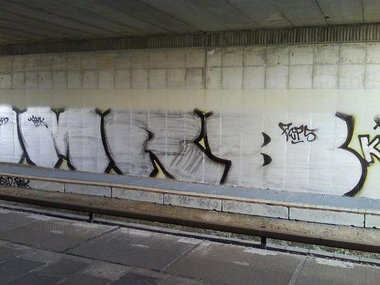 Graffiti Bombing - Photo by MRB - MRB