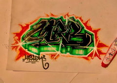 Graffiti Sketch - Photo by MRB - MRB (2019)